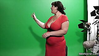 Plus-size gives boob porking shrink from barely satisfactory spreads arms